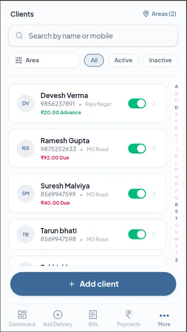Client List